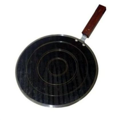 Iron Tawa With Wood Handle